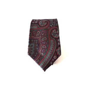 Raffinati Tie Purple Paisley Men's Purple Brown Vintage